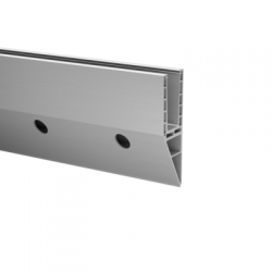Profil montażowy PRIME Y, dla szkła od 16,72 do 25,52 mm, aluminium, efekt stali nierdzewnej