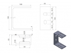 rysunek-mocowania-bocznego-balustrady-aluminiowej2