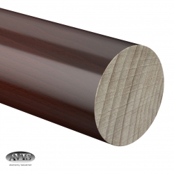 Pochwyt drewniany - bukowy, wenge, Ø42,0 x 2500 mm